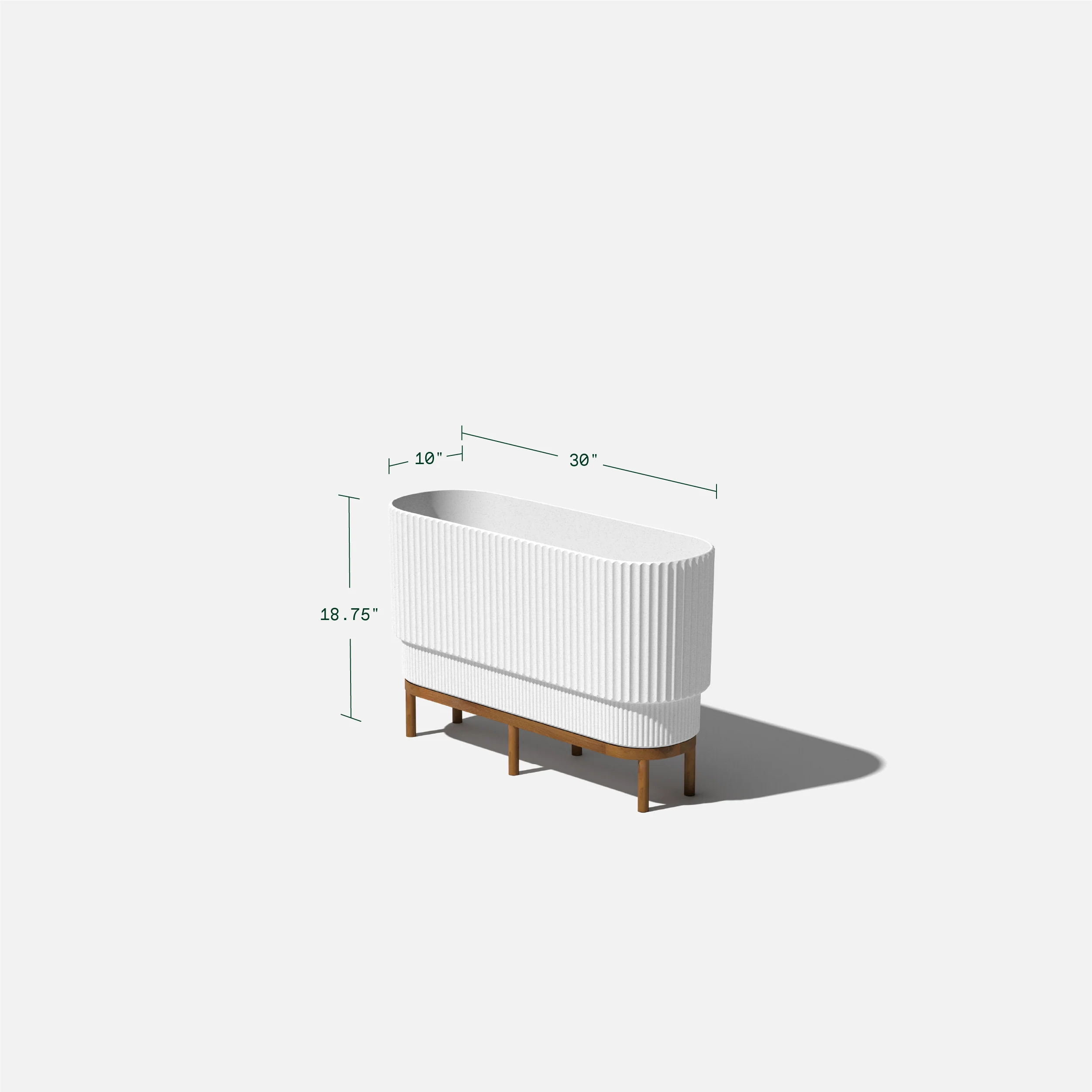demi raised long planter - Image 48