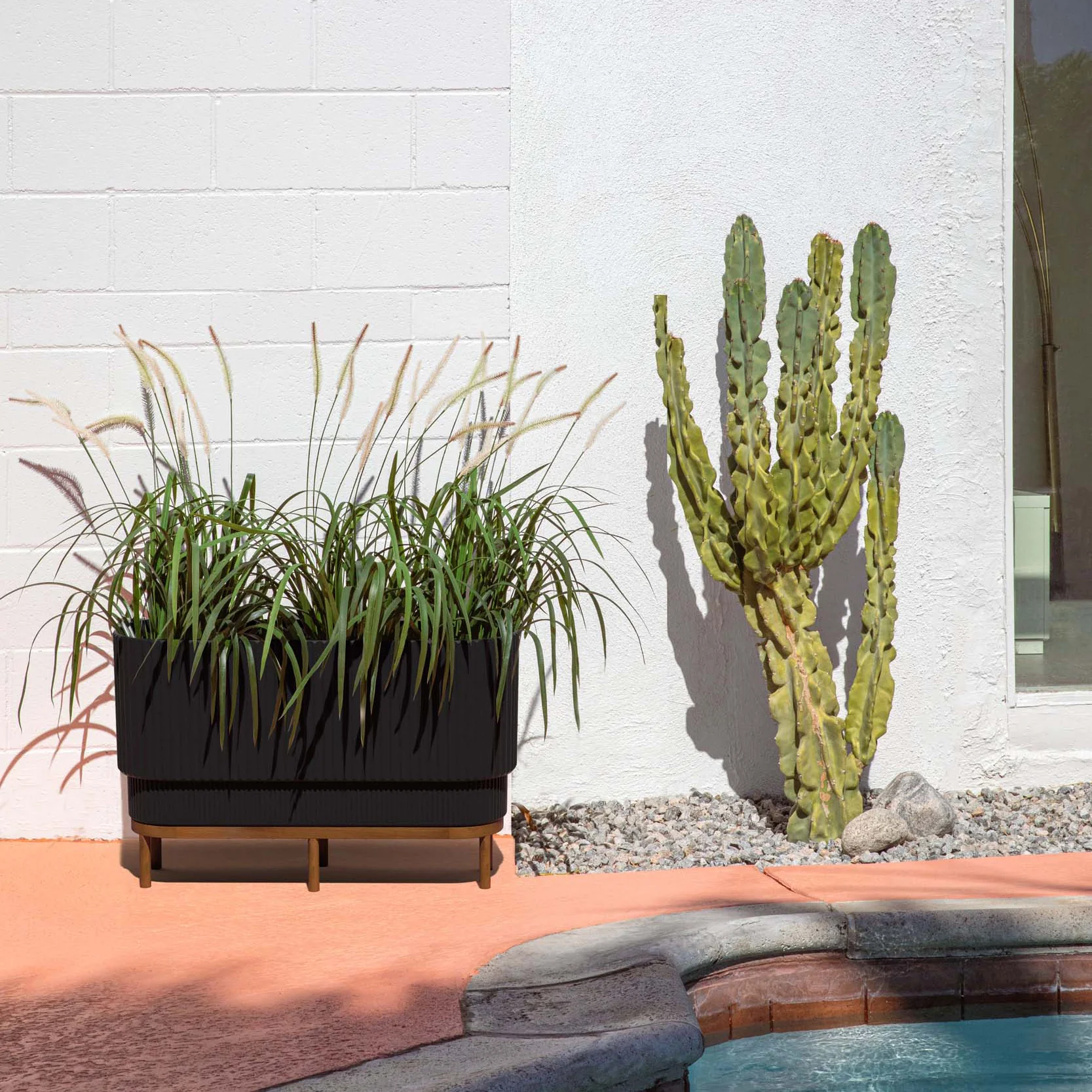 demi raised long planter - Image 50