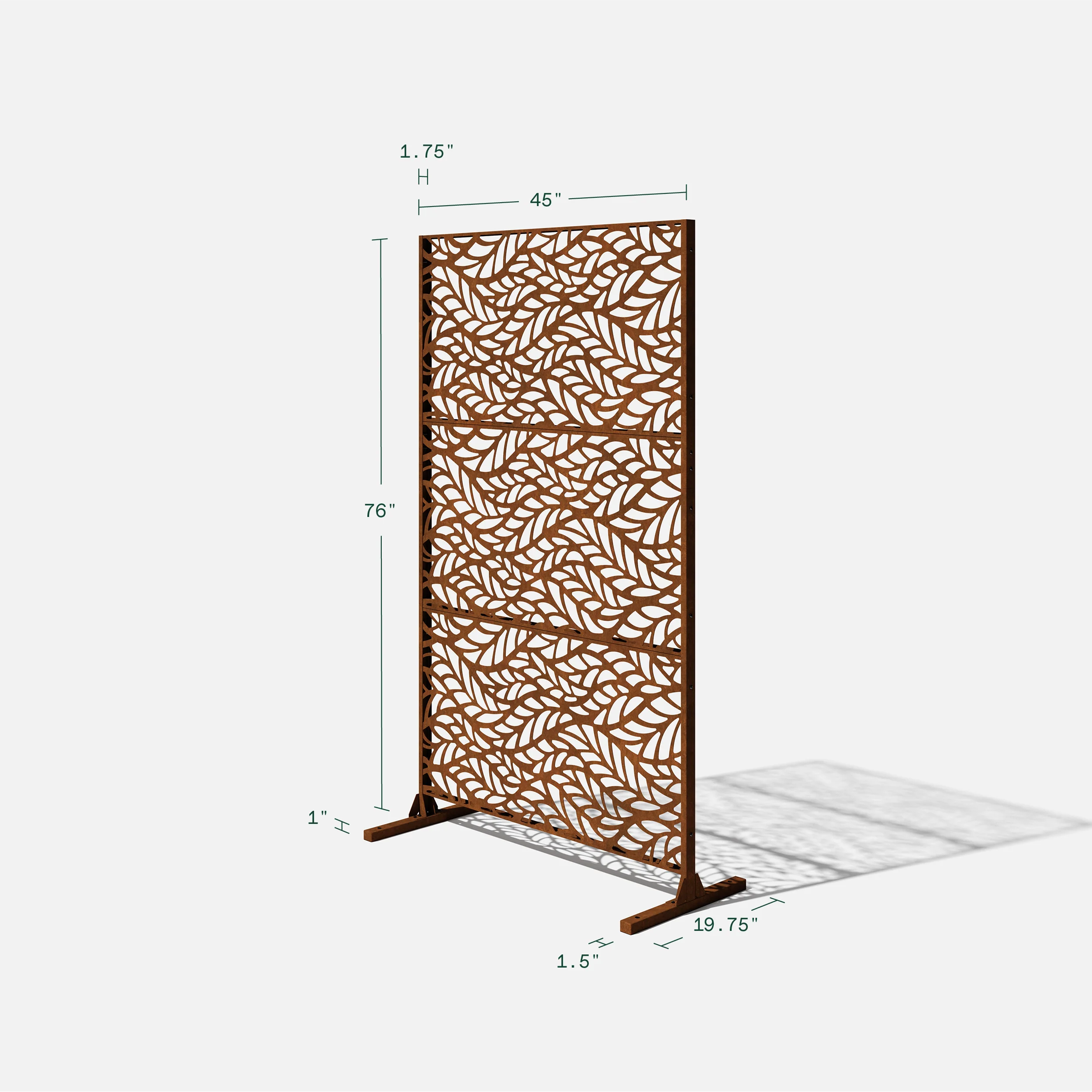 corten flowleaf privacy screen set - Image 75