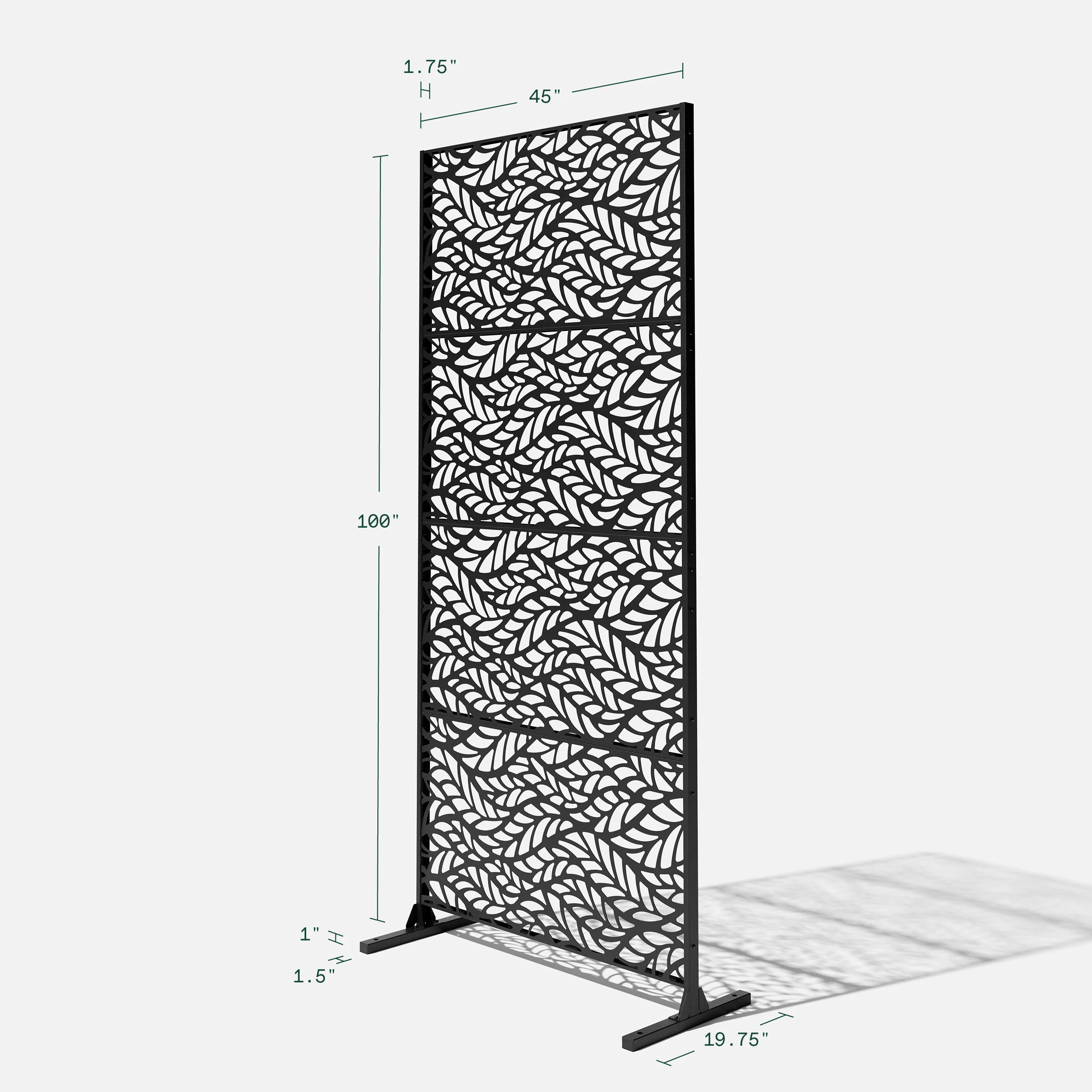 corten flowleaf privacy screen set - Image 76