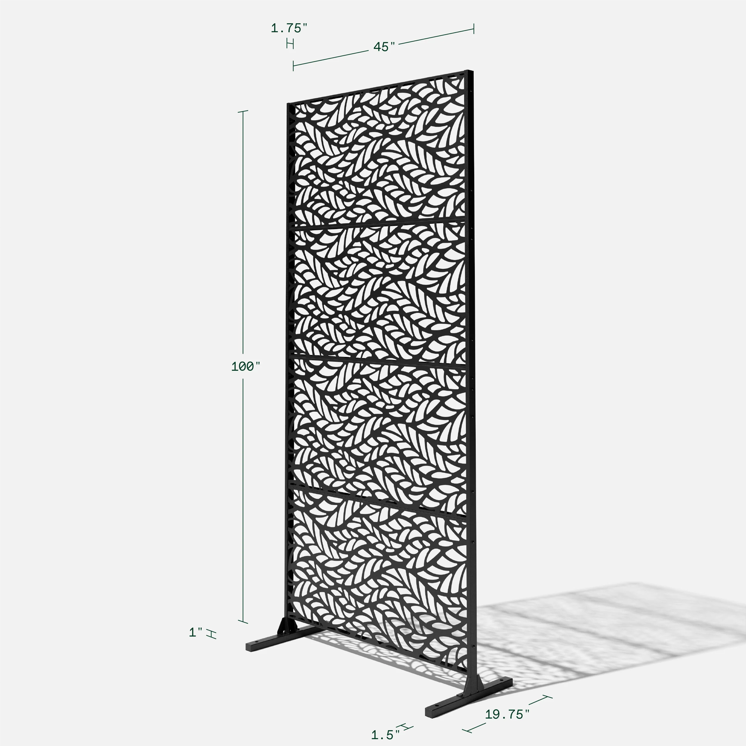 corten flowleaf privacy screen set - Image 90
