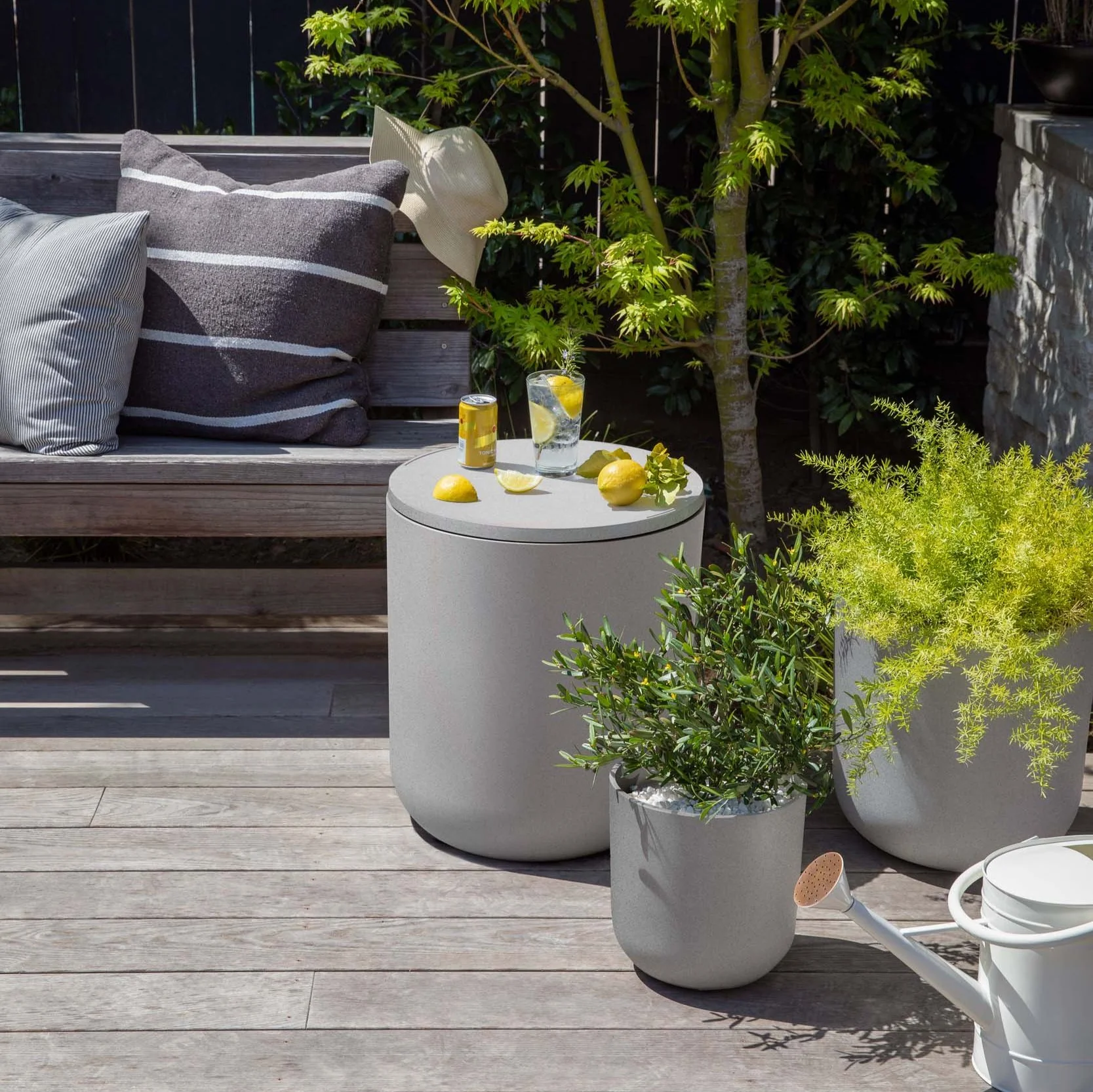 kona chill side table - Image 21