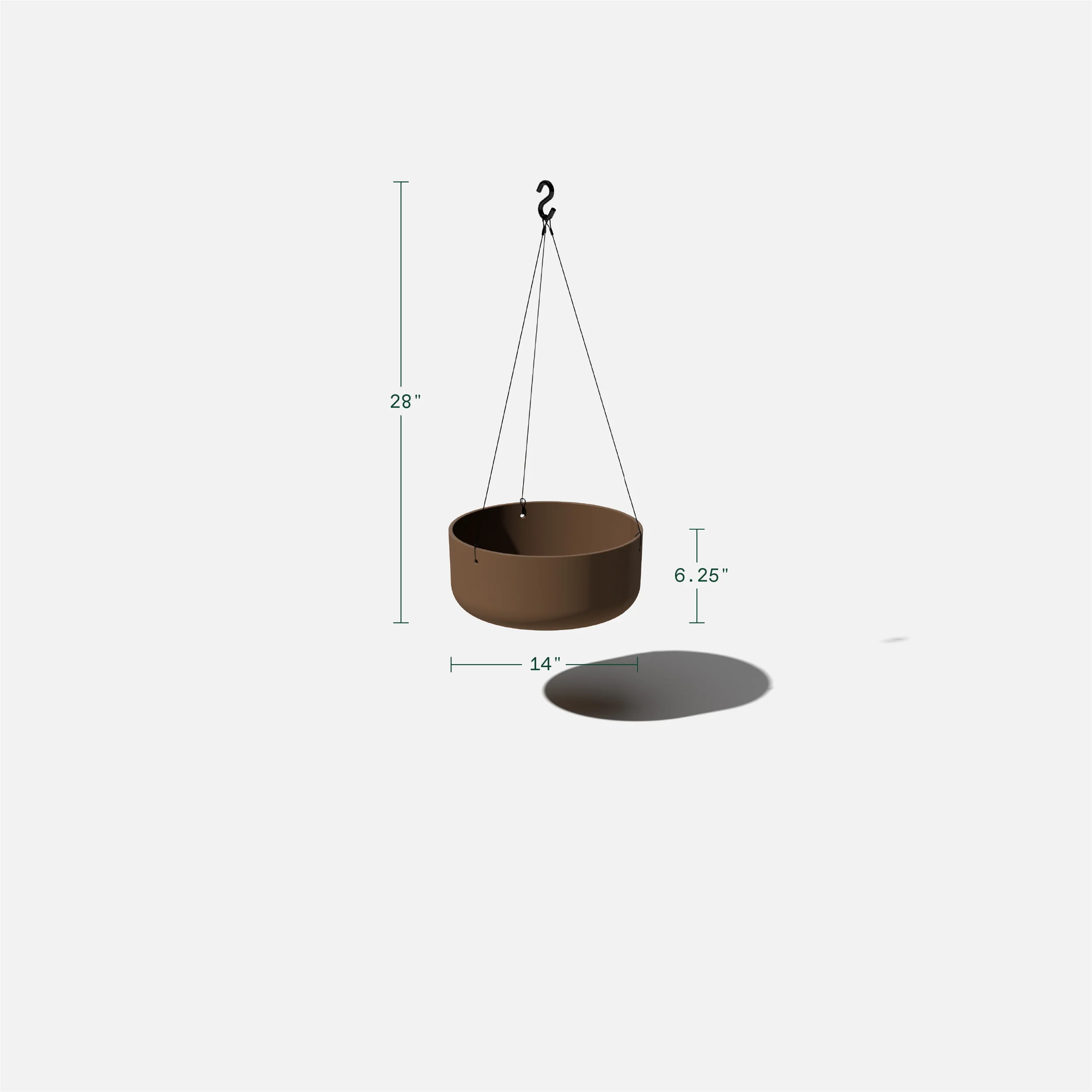 mason hanging kona bowl planter - Image 16