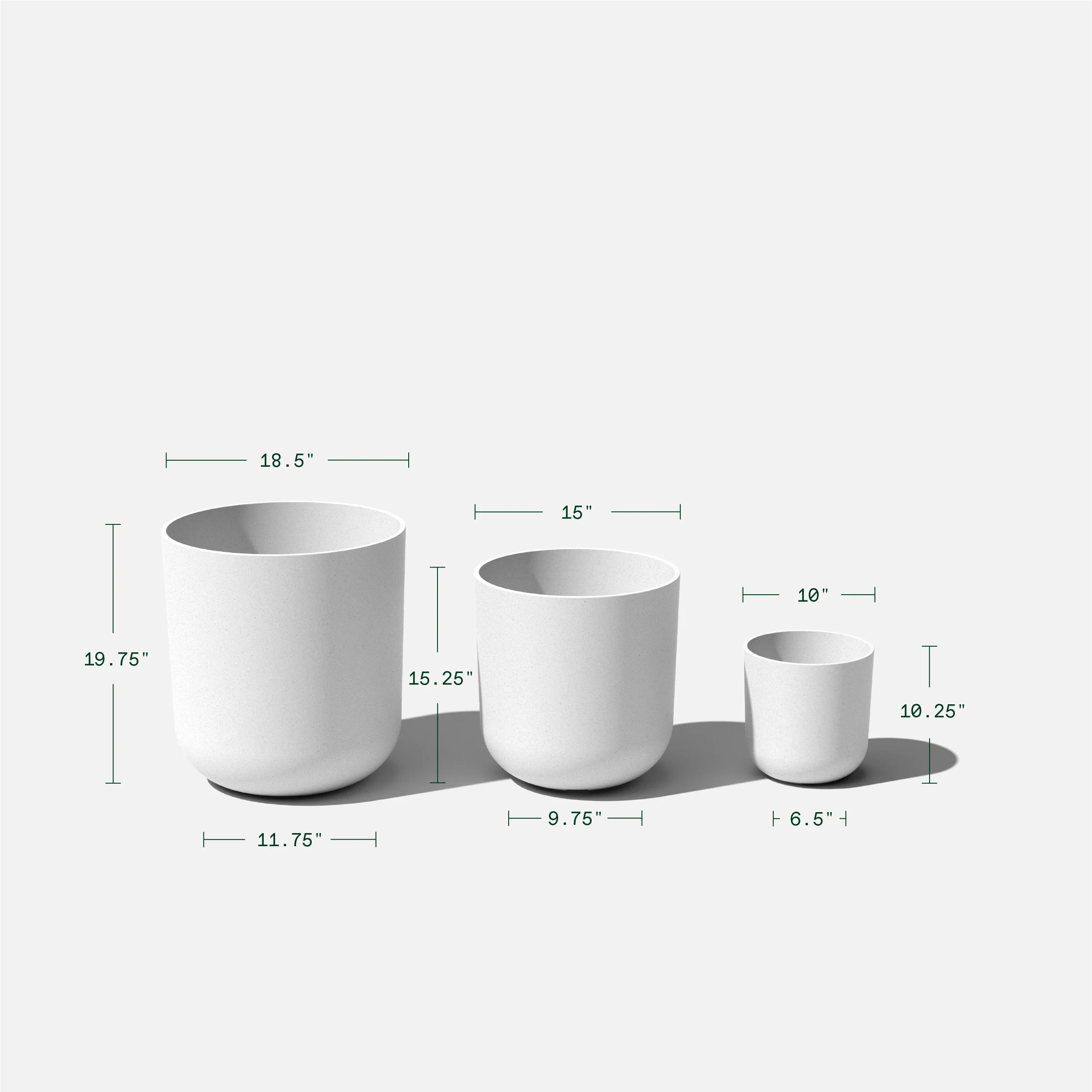 mason kona planter trio - Image 21