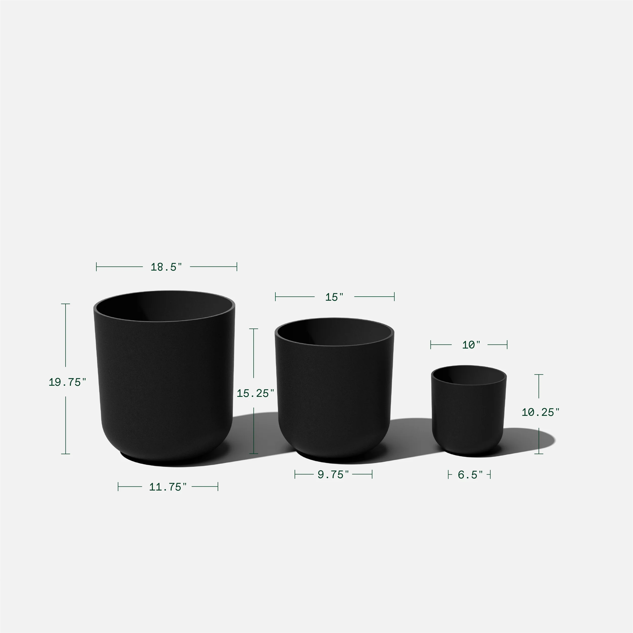 mason kona planter trio - Image 4