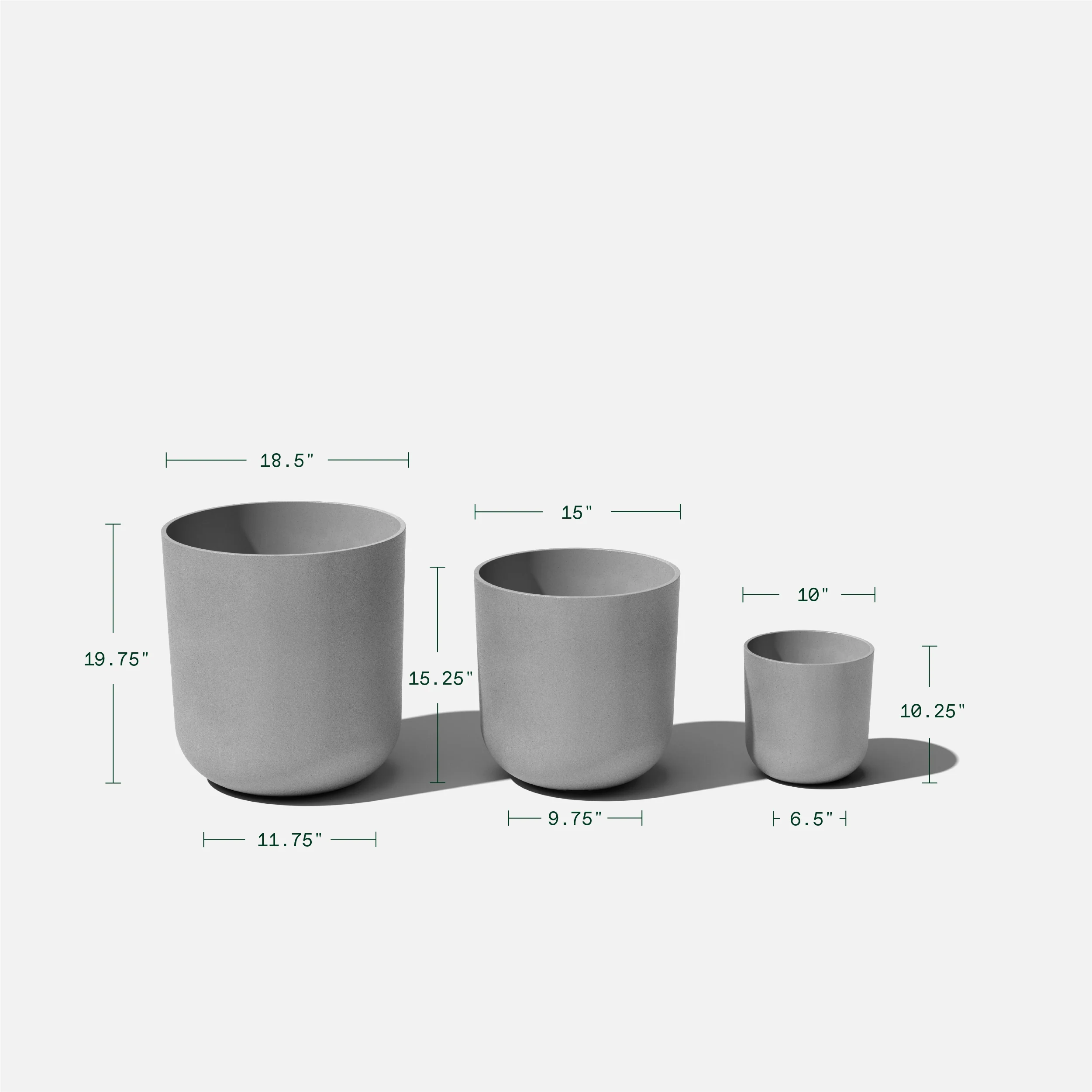 mason kona planter trio - Image 8