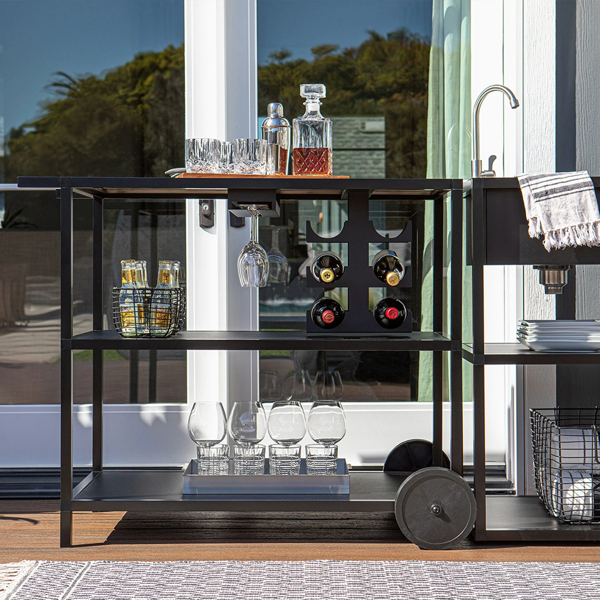 outdoor kitchen bar cart - Image 10