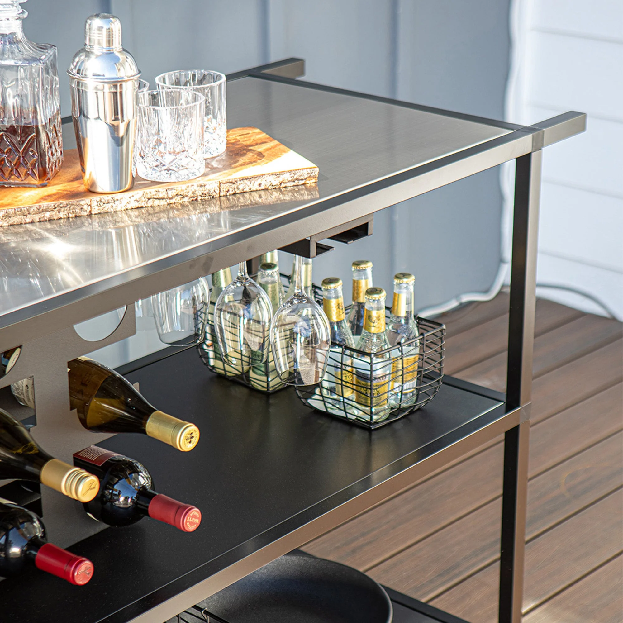 outdoor kitchen bar cart - Image 12