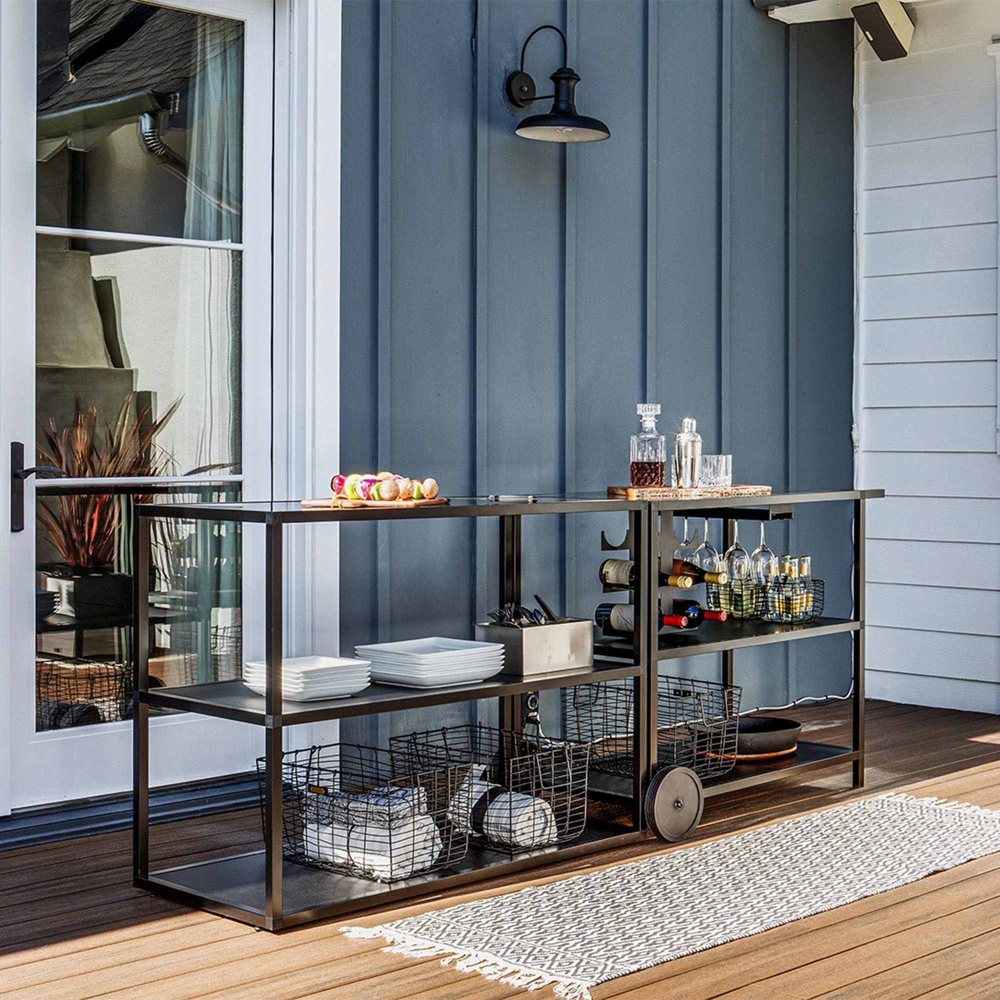 outdoor kitchen bar cart - Image 13