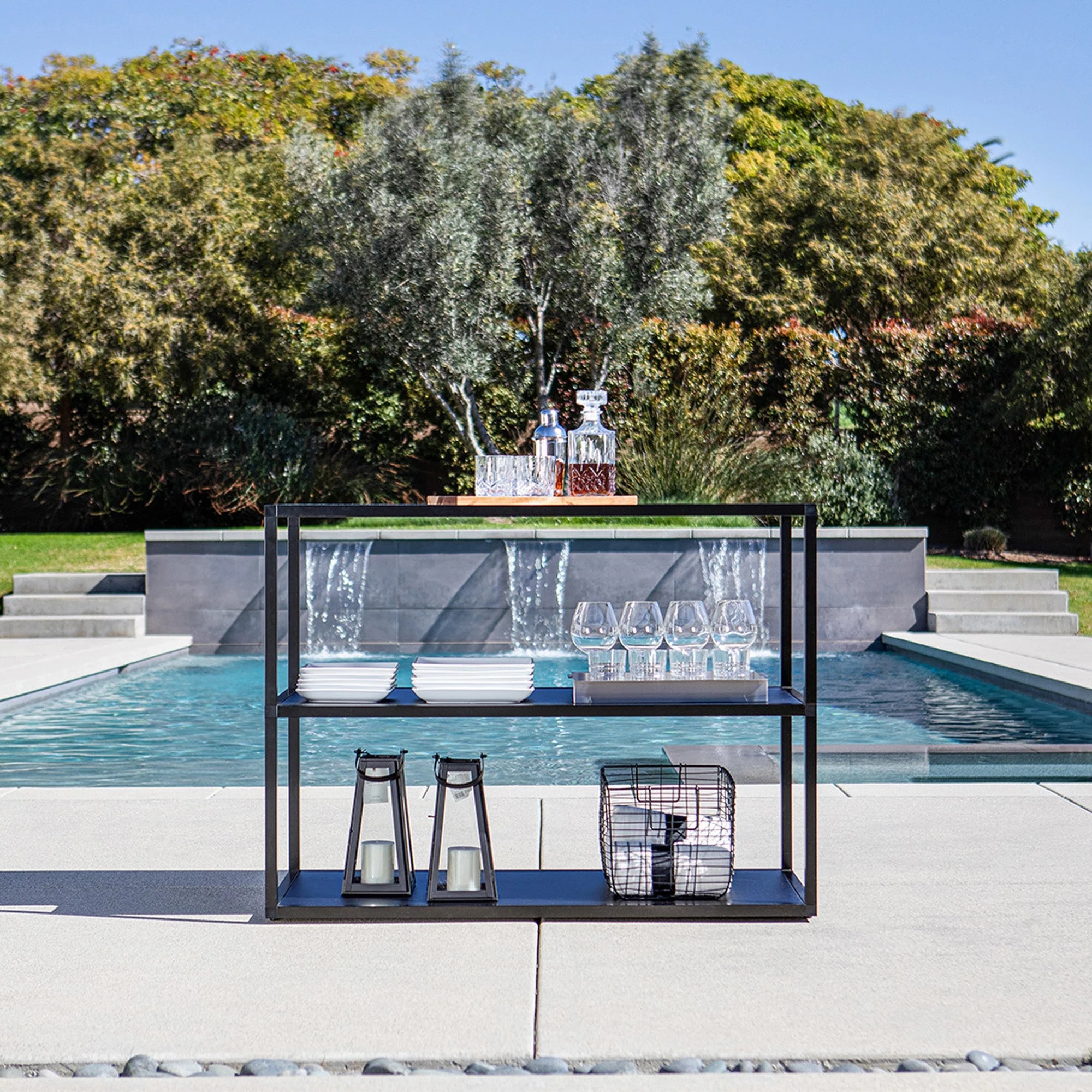 outdoor kitchen counter long - Image 10