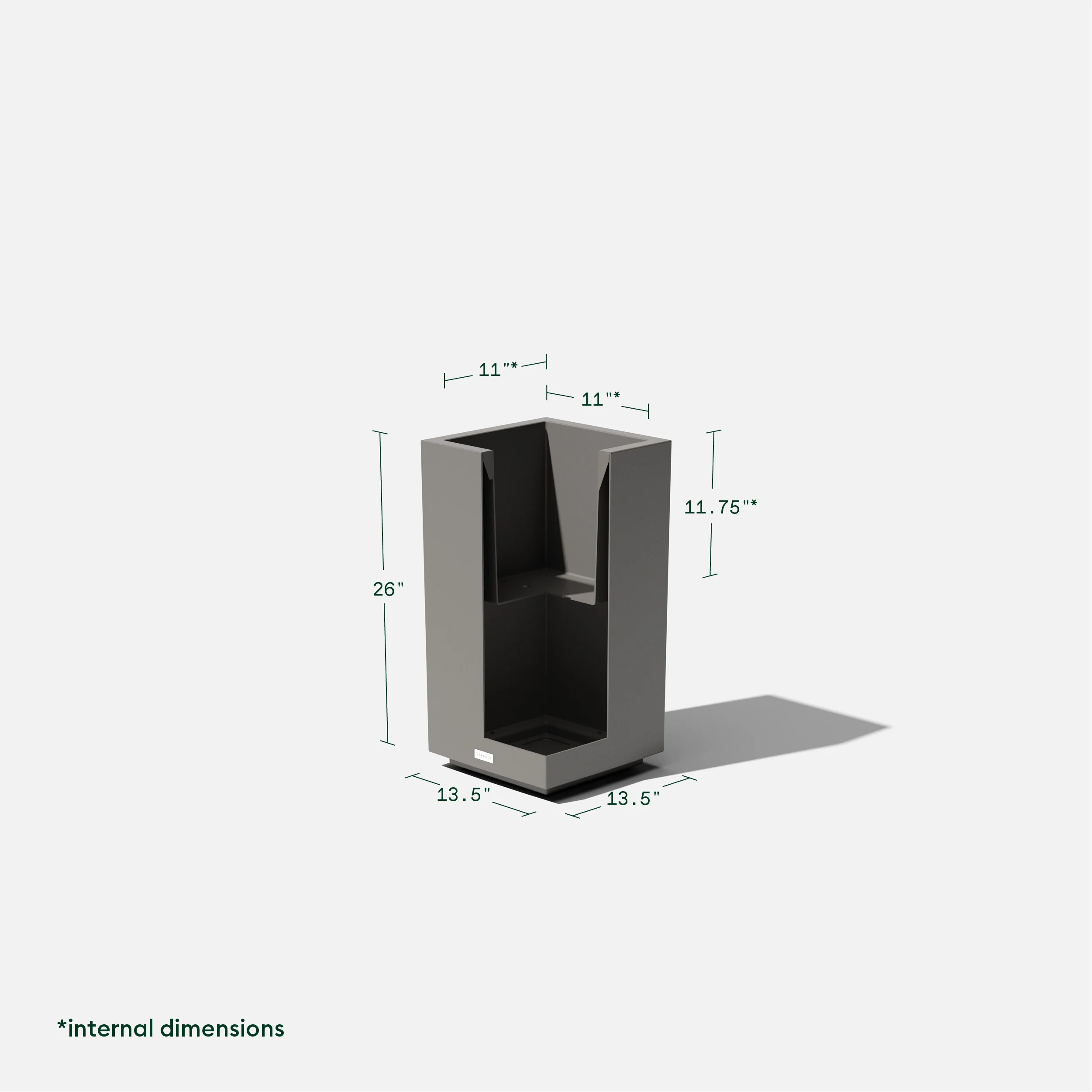 block pedestal planter - Image 41