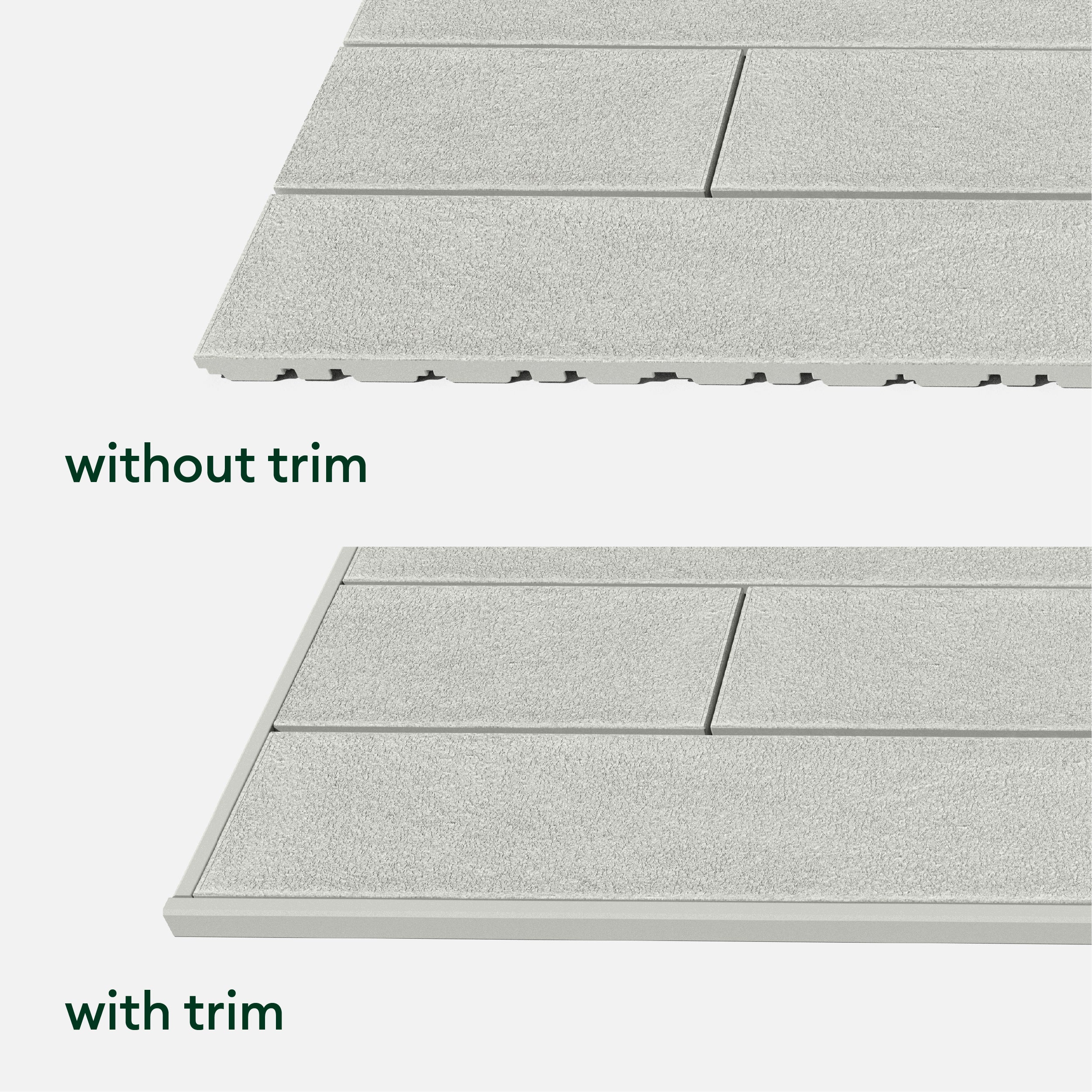 plank deck tile trim - Image 28