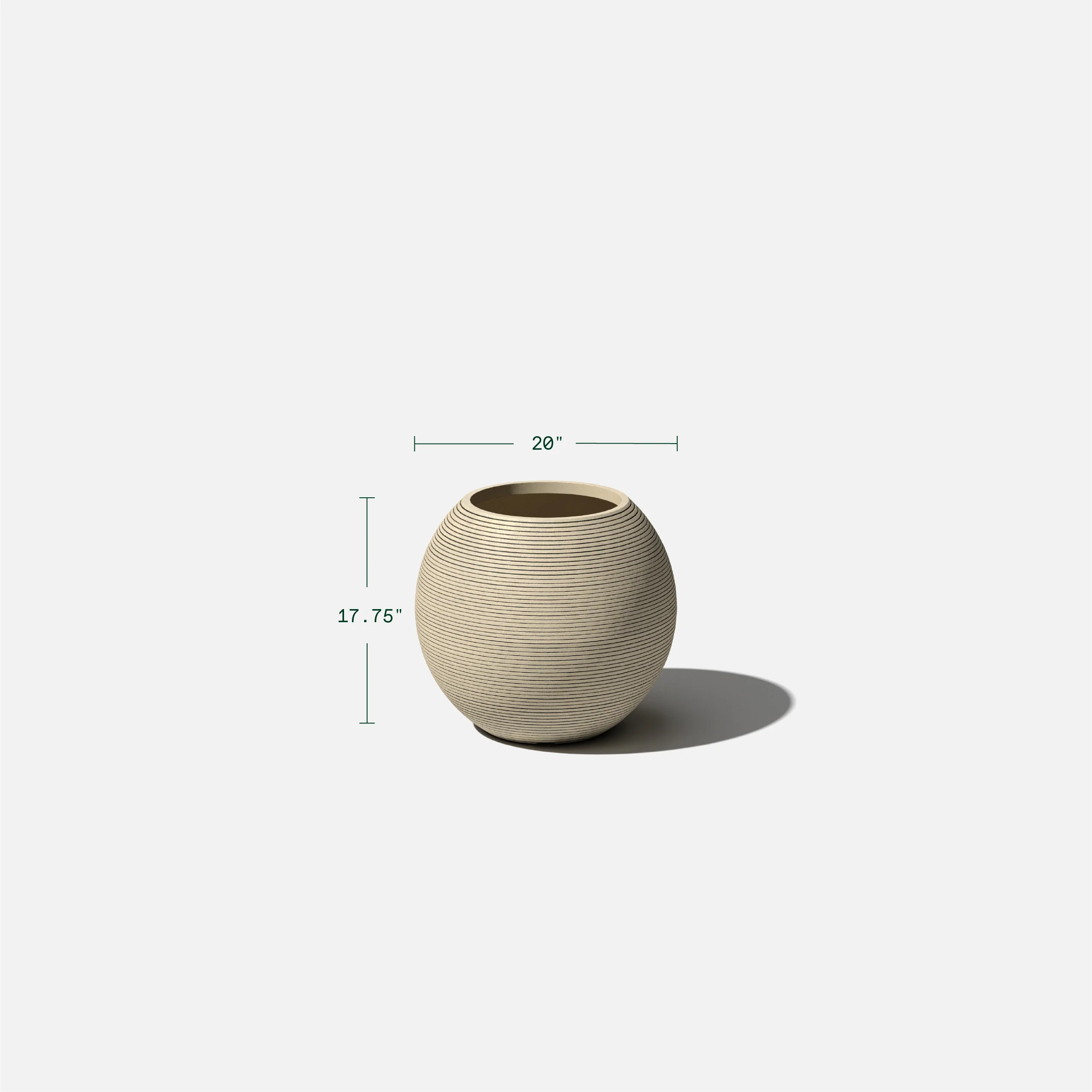 sphere planter - Image 20